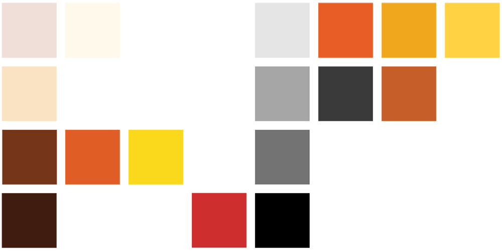 Izidor Ruckel color palette